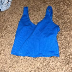 Blue tank top